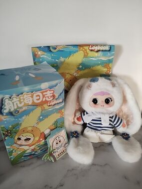 JiiMo log book rippling waves, boba eyes and move left to right only